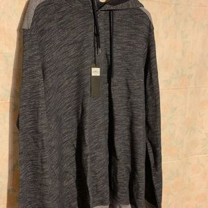 Navy dress hoodie